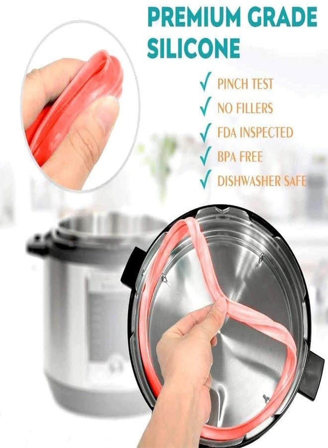 Buildcon 3 Pcs Instant Pot Accessories, Pressure Cooker Gasket for Instant Pot, Cooker Combo,Seal Ring Replacement - Image 3